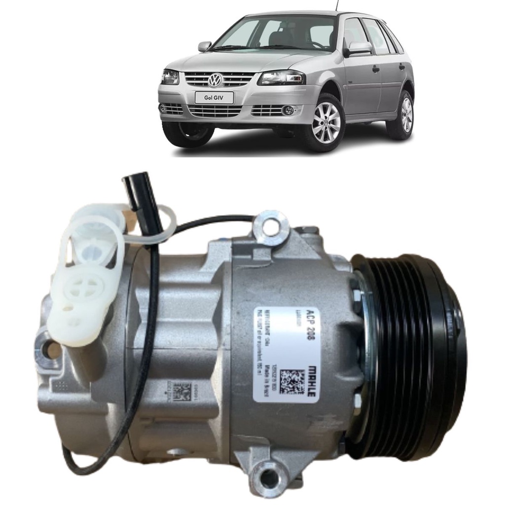 Compressor Ar Gol Parati Saveiro G3 / G4 Mahle | Shopee Brasil