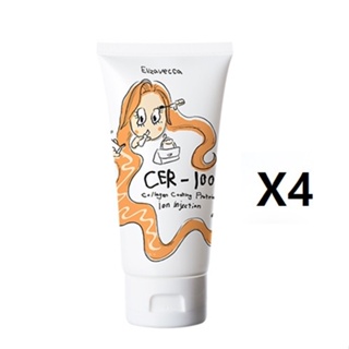 [Elizavecca] Cer-100 Injeção De Íons De Proteína De Revestimento De Colágeno 50ml * 4