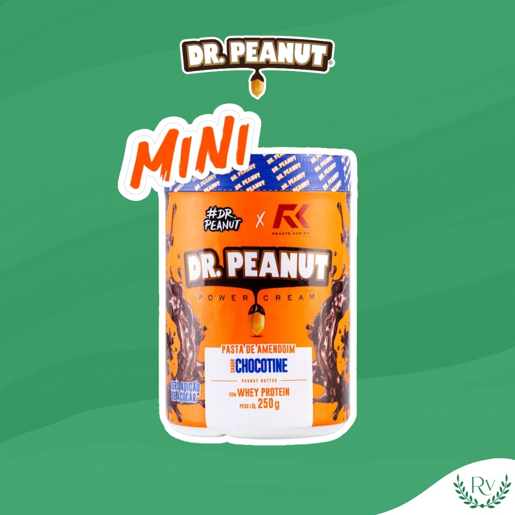 Pasta de amendoim com Whey Chocotine (250g) - Dr. Peanut