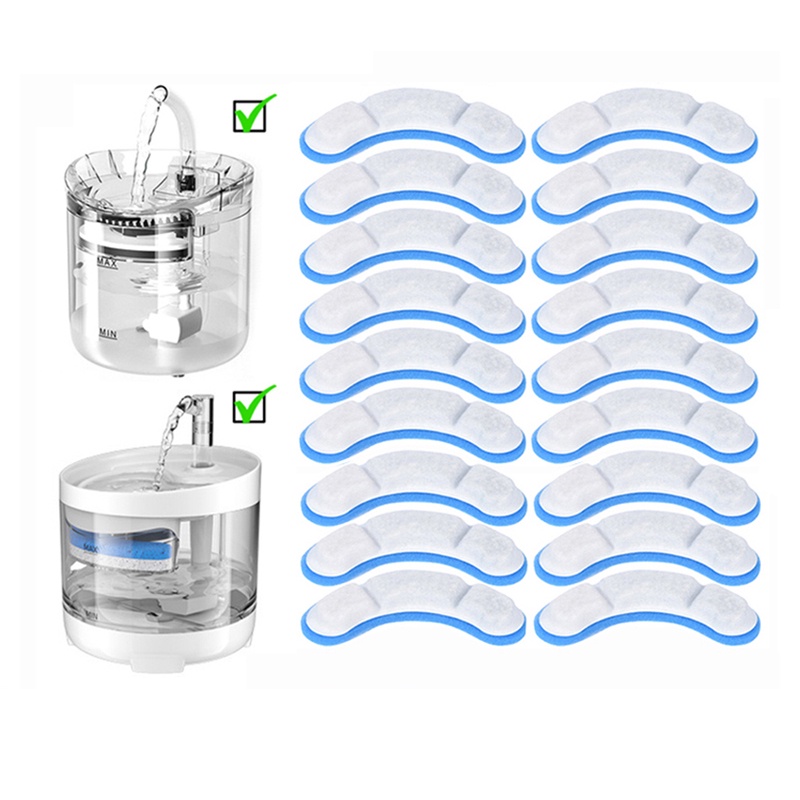 4 Peça Filtros De Água Para Gatos Substituição De Filtro Manter Fresca Animais De Estimação Acessórios Alimentador Com Múltiplas Peças