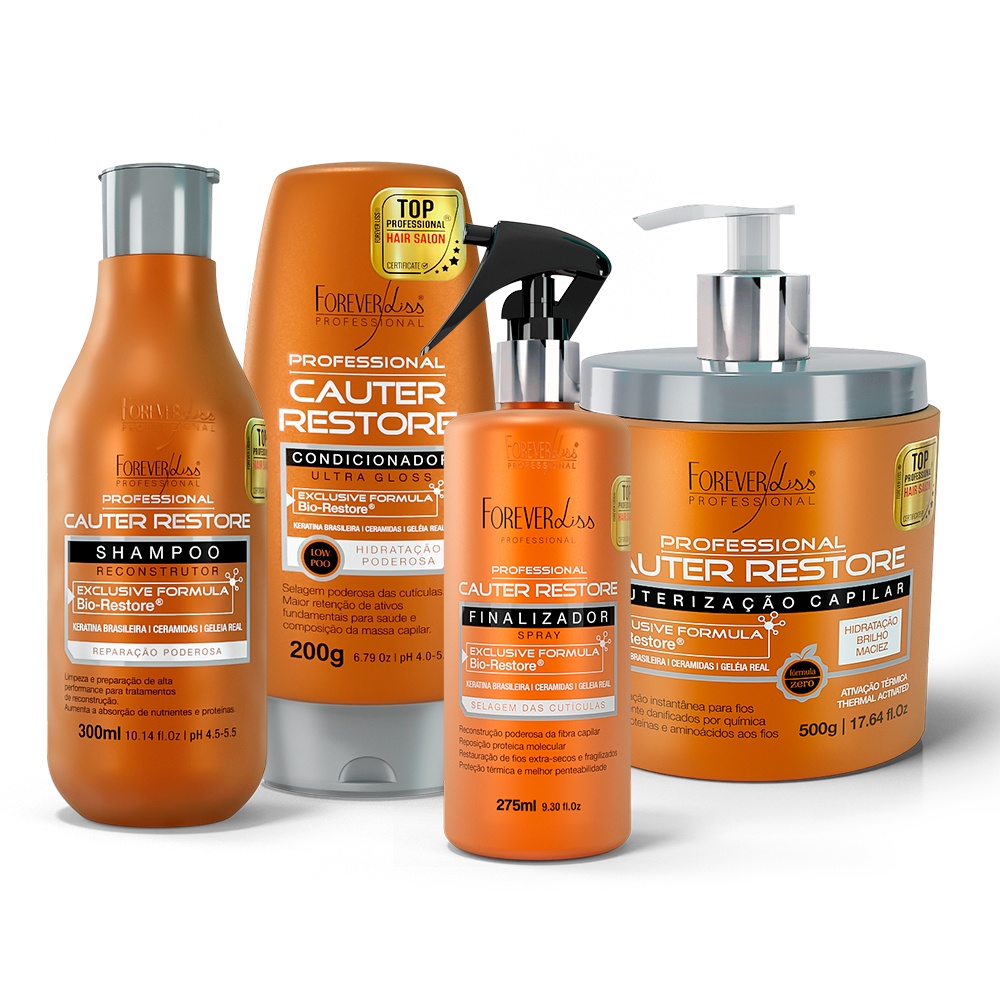 Shampoo Cauter Restore Forever Liss - 300ml