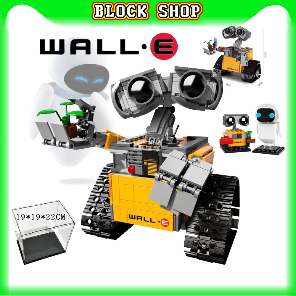 Ider WALL-E MOC-21303 (677 + PCS) Tecnologia De Blocos De Construção De Robôs Eve Pequenas Partículas Intertravando Modelo De Brinquedos Infantis Presentes