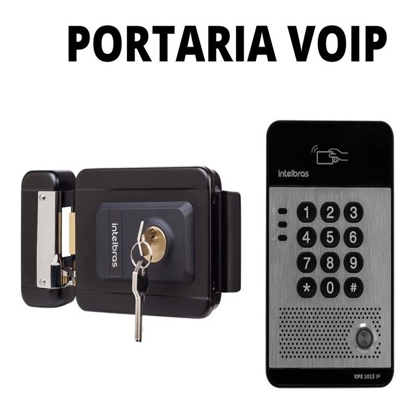 Interfone Intelbras Coletivo Sem Fio Voip Fechadura E Tag