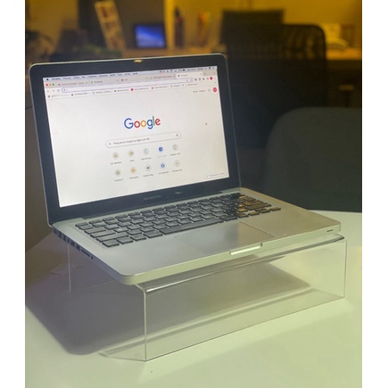 Suporte Base Para Notebook Em Acrílico Cristal