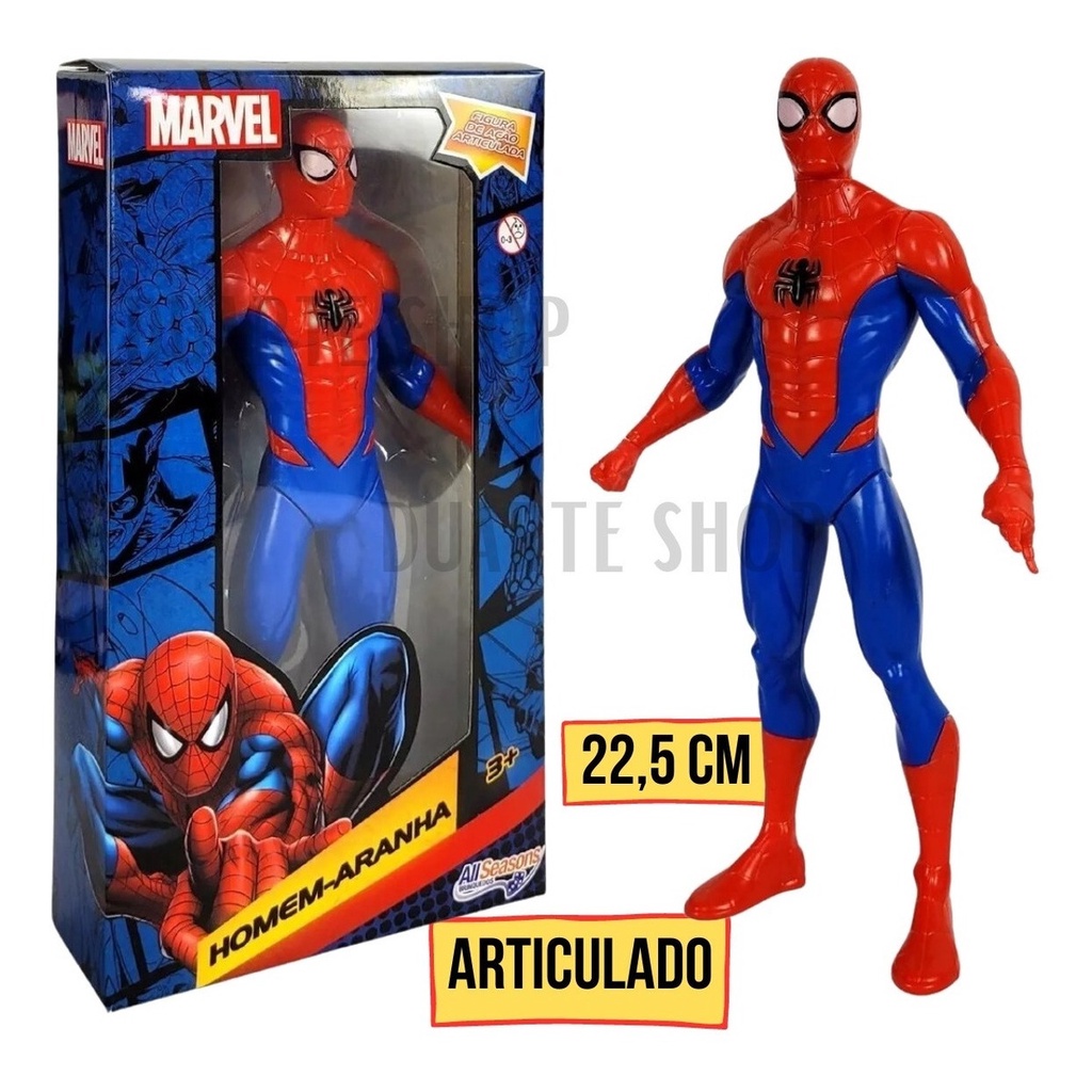 Boneco Homem Aranha Brinquedo Vingadores Articulado Spiderman bonecos ...