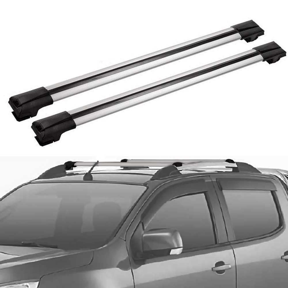 Rack de Teto Travessa Acoplada Universal Prata Stoned 1 Metro Carga ...