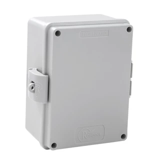 Caixa PVC Sobrepor IP66 160x120x80 Cinza/Opaca 888148 Rohdina