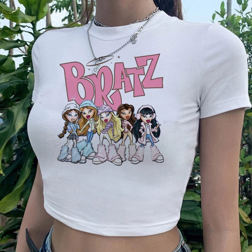 Bratz 2000s Estética crop top Menina Anos 90 Fada grunge Gótico