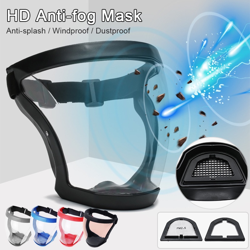 Visera Facial Protectora Anti-Vaho: Máscara Completa Transparente Reutilizable Con Ajuste Ergonómico – Ideal Para Soldadura, Carpintería Y Bricolaje