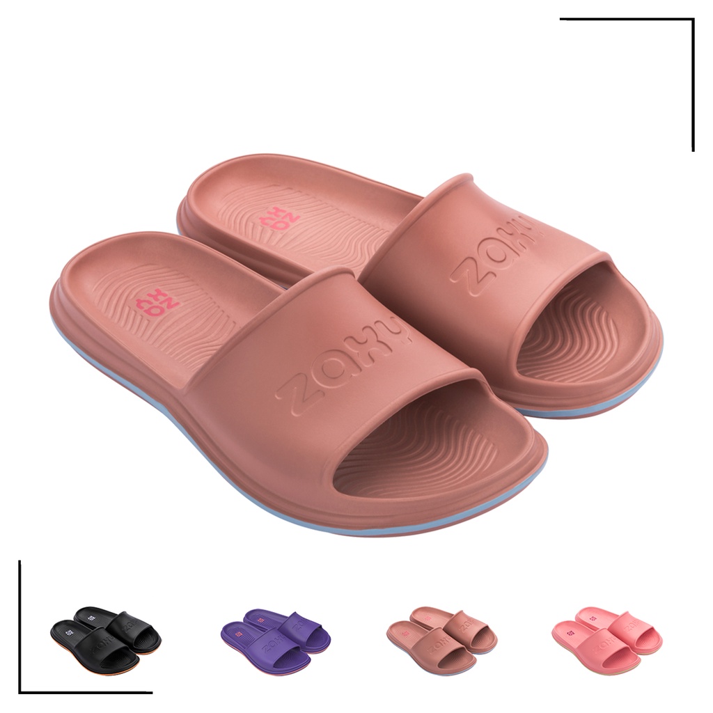 スリムサポ Sandália Slide Zaxy Leveza Pop Confortável Blogueira | Shopee Brasil