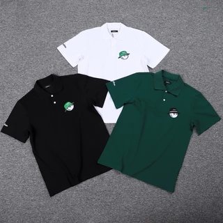 Malbon Golf Golfe Golfe Desportivo Casual POLO Camisa de Lapela NOCTA Meia Manga Solta Camiseta Casual