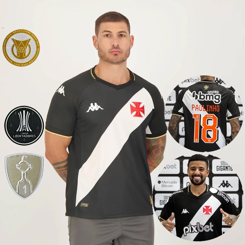 2023-24 Camisa Vasco I Camisa de Futebol Personalizada Nome Numero