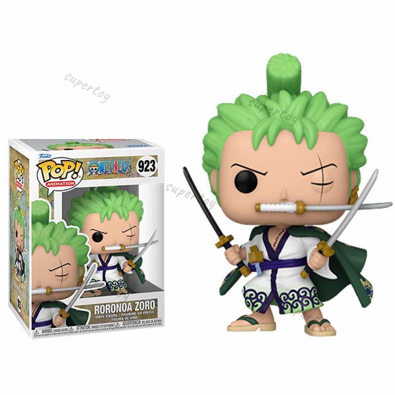 Funko Pop ! Animação One Piece - Roronoa Zoro 923 Action Figure Ação Figura Brinquedos