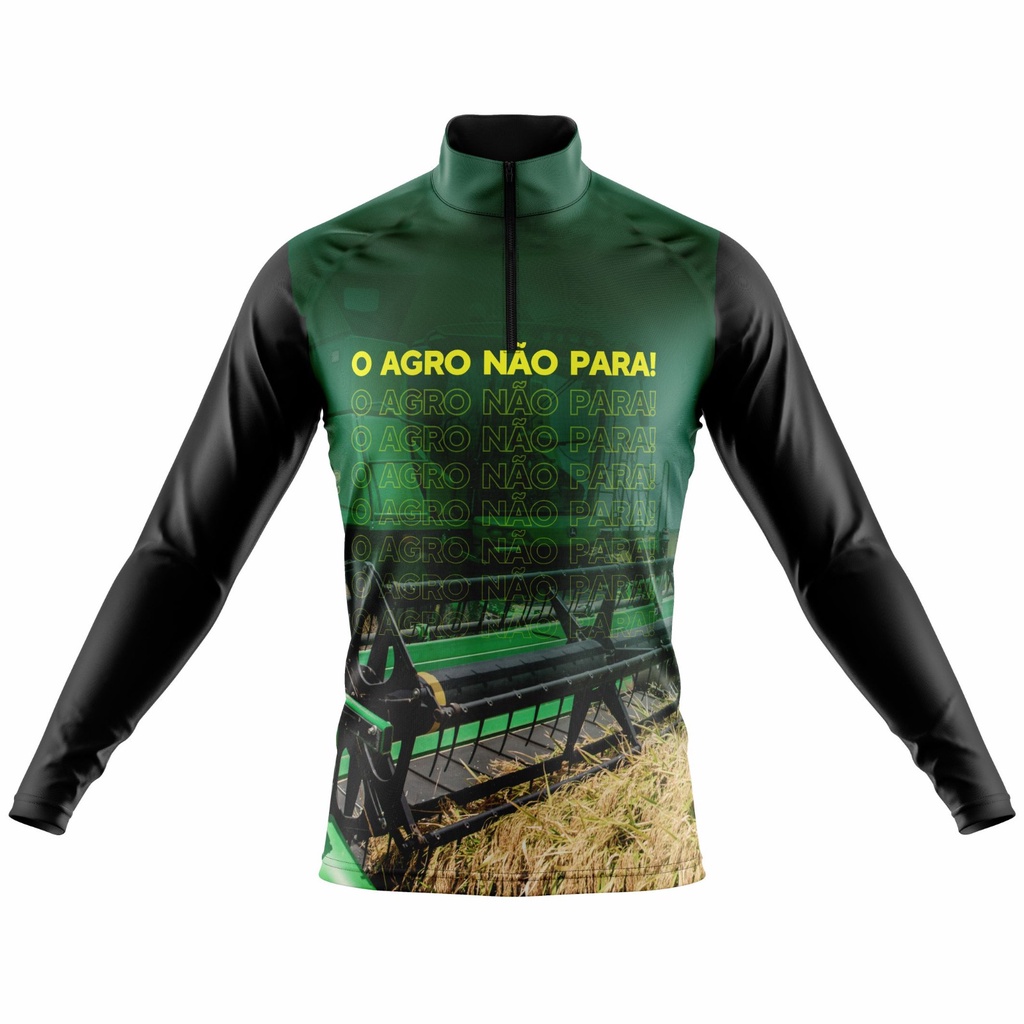 Camiseta Agro Bruto - Cavalo Manga Larga - Proteção UV 50+ - Play