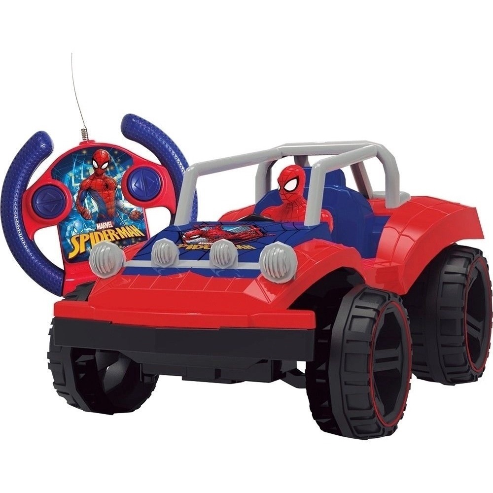 CARRO ESPORTIVO HOMEM ARANHA C/ CONTROLE REMOTO 7 FUNCOES MIMO 3188