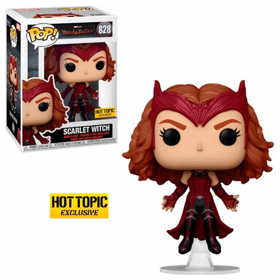 Funko Pop! Marvel WandaVision Scarlet Witch #828 Hottopic Exclusiva ...