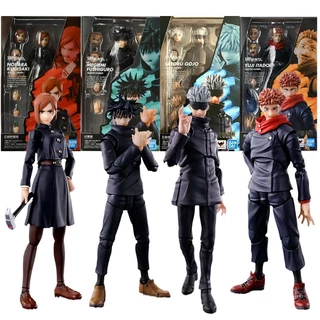 Bandai Genuíno Jujutsu Kaisen Anime Figura Shf Gojo Satoru Itadori Yuji Nobara Coleção Ação Brinquedos Para Meninos