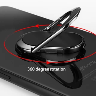Suporte de anel de metal para celular rotação 360 ° compatível com todos os smartphones