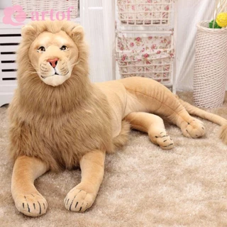 Artef Presente Para Crianças Montar Decoração De Casa Adereços De Fotografia Almofada Gigante Leão Travesseiro Simulado Modelo De Animais
