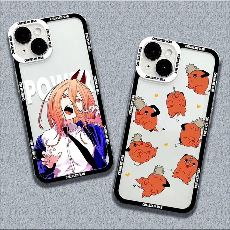 animado-anime-motosserra-homem-caixa-de-telefone-transparente-para