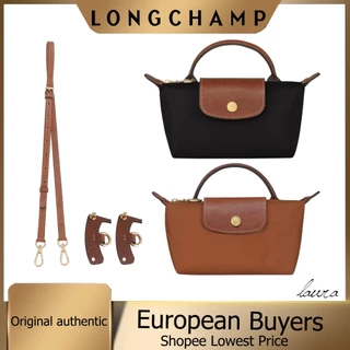 Original Autêntico/‍ Longchamp/2023 Último Estilo De Proteção Ambiental unilateral Feminina Bolsa jiaozi Tote De Mão 34175 mini