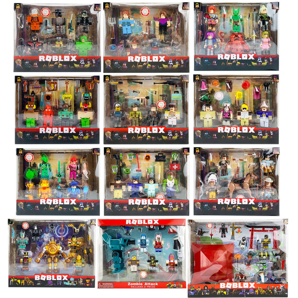 Kit roblox 4 personagens mais acessorios. em Promoção na Americanas