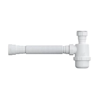 Sifão Branco Sanfonado Copo - Herc em Oferta na Shopee