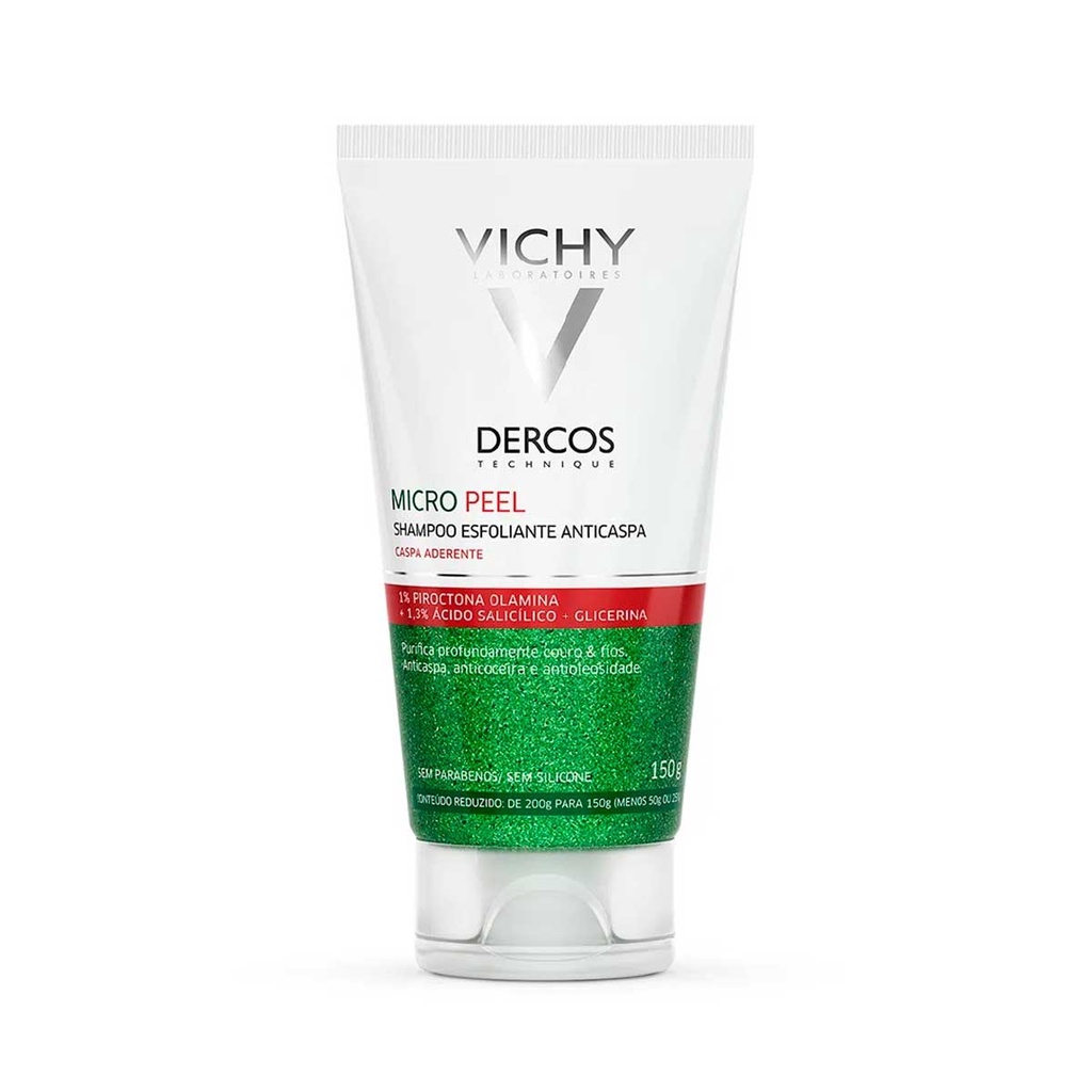 Shampoo Esfoliante Anticaspa Vichy Dercos Micro Peel 150g