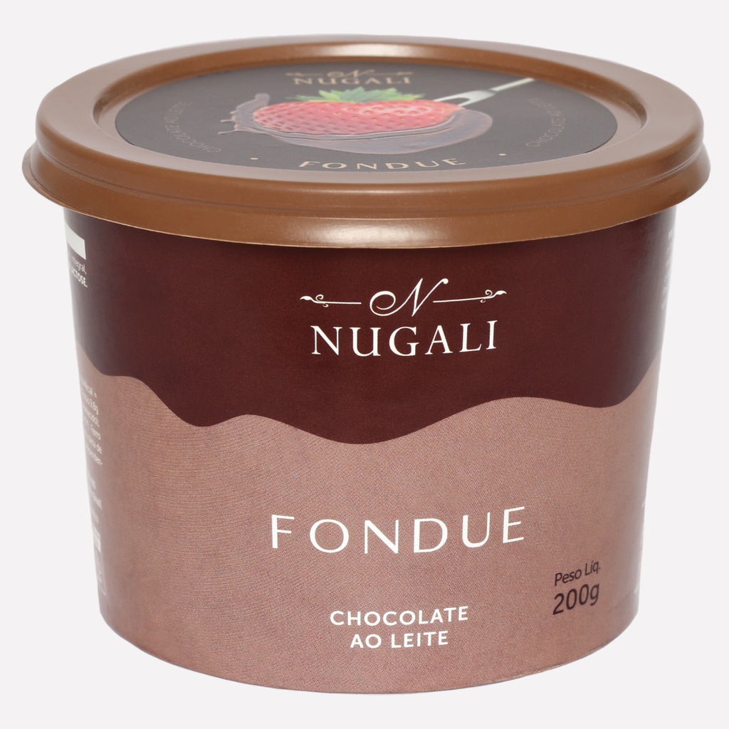 Fondue Chocolate Nobre ao Leite Nugali Sem Conservantes 200g