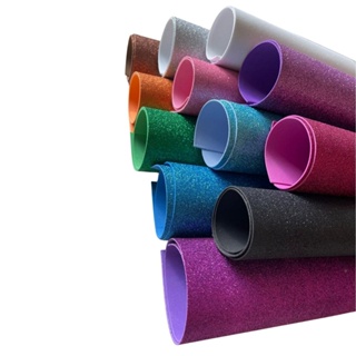 Eva com Glitter 40x60 – 15 Folhas Coloridas