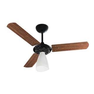 Ventilador de teto 3 pás em mdf mogno - WIND LIGHT - Ventisol