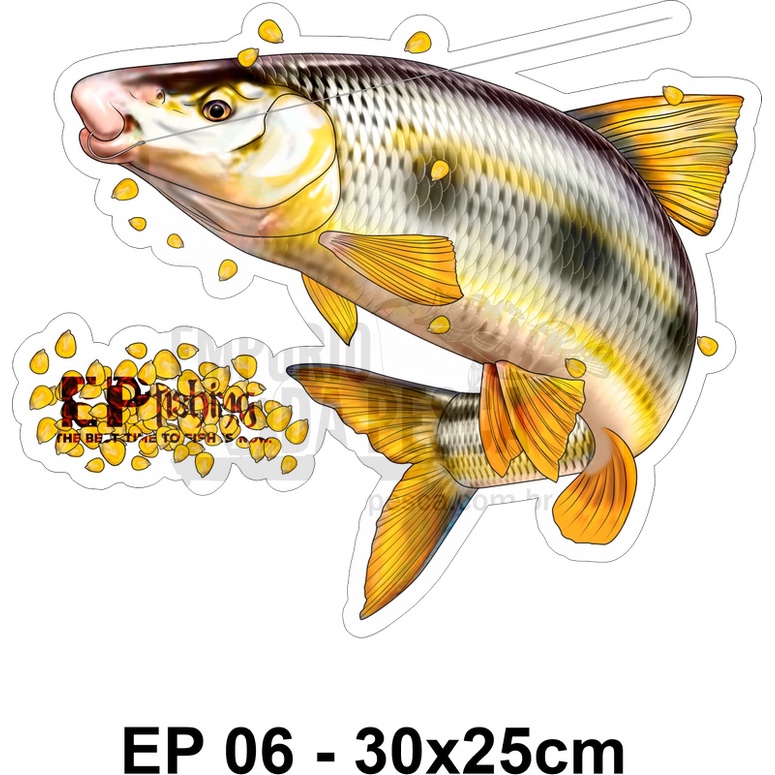 Adesivo Peixes EP Fishing (Grande) | Shopee Brasil
