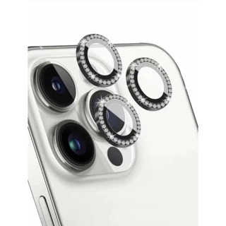 DIAMANTE -Kit de Película Protetora De Lente De Câmera com Aro Diamantado Colorida e Brilhante para iphone 11/mini 11pro/ pro max 12/ mini 12pro/ pro max 13/ mini 13 pro/ pro max