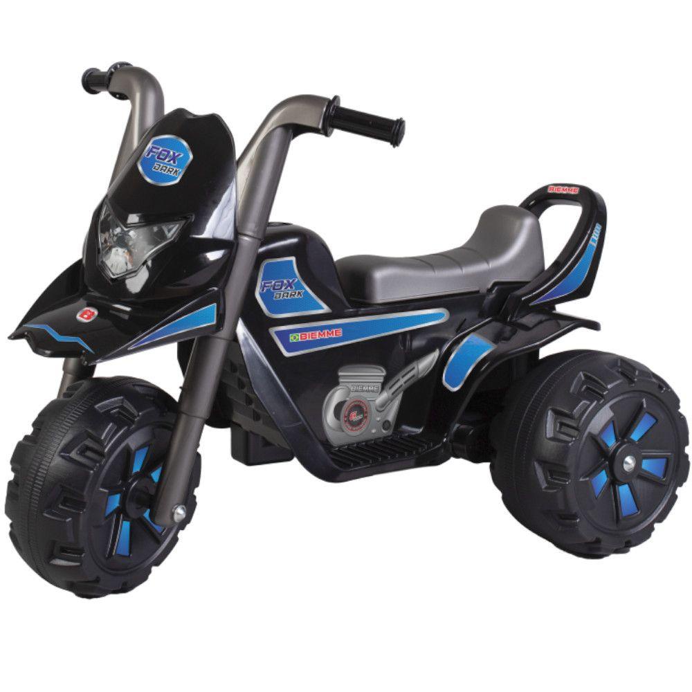 Moto Elétrica Infantil Super Moto Elétrica GP Grafite 6v - Bandeirante