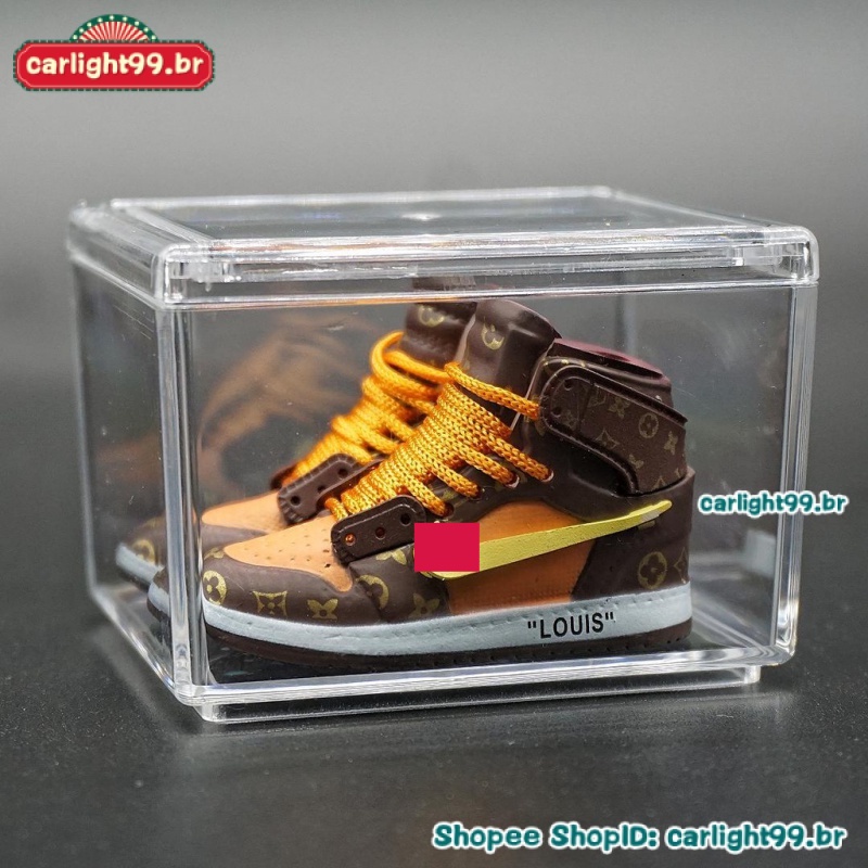 Mini Tênis Modelo De Basquetebol Sapatos 3D