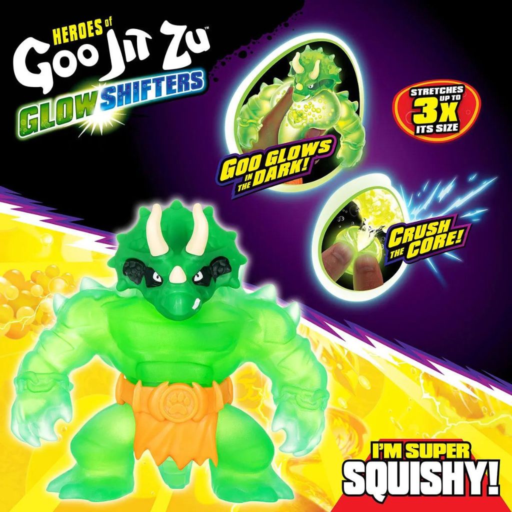 Boneco Goo Jit Zu Tritops Elástico Pack Heróis 003650 - Sunny