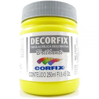 Tinta Decorfix Brilhante 302 Amarelo Limao 250ml
