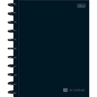 Caderno Tilidisco Universitário Académie Preto Tilibra