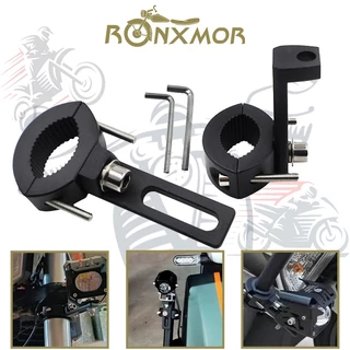 Suporte de Farol de Motocicleta Ajustável de 18mm-40mm Para Montagem de Pára-Choques