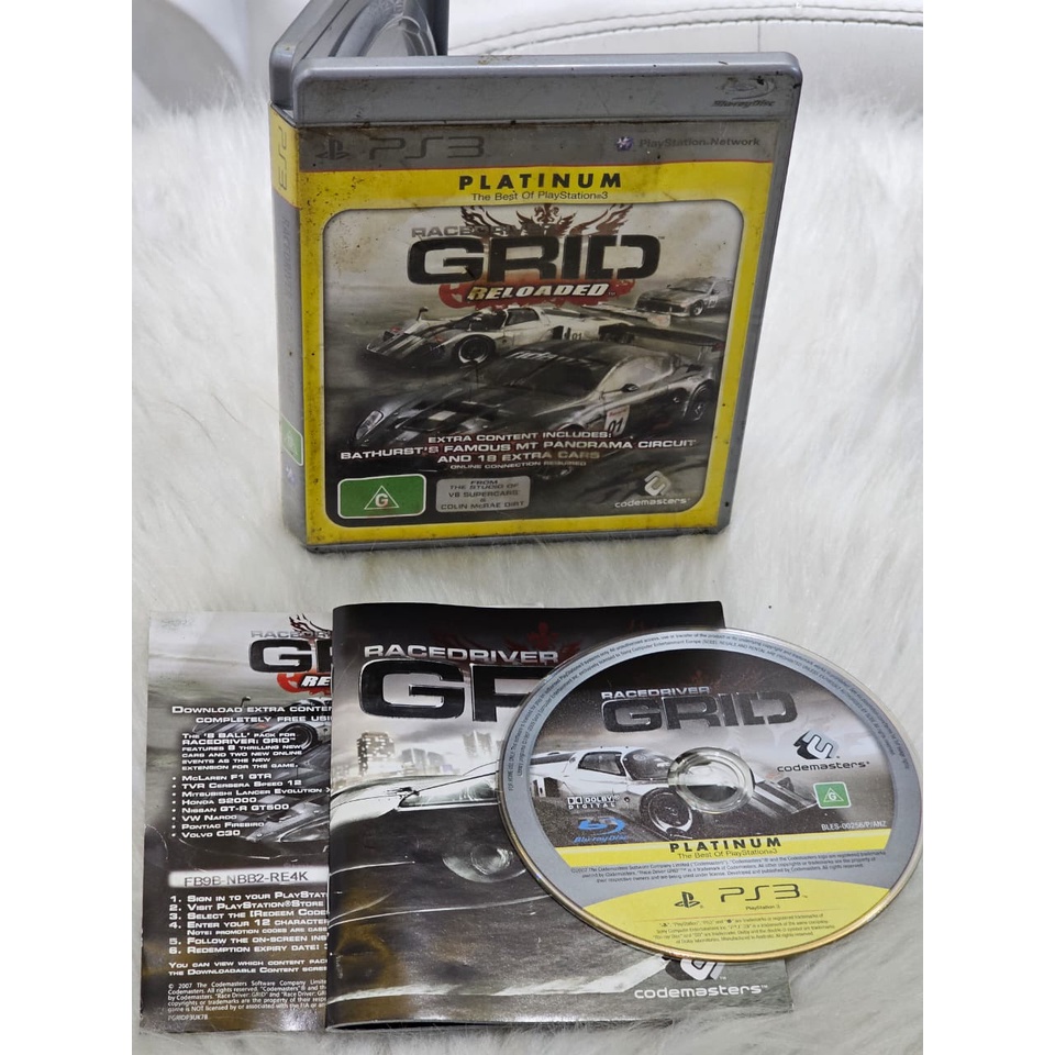 Playstation 3 Jogo - Grid Reloaded | Shopee Brasil