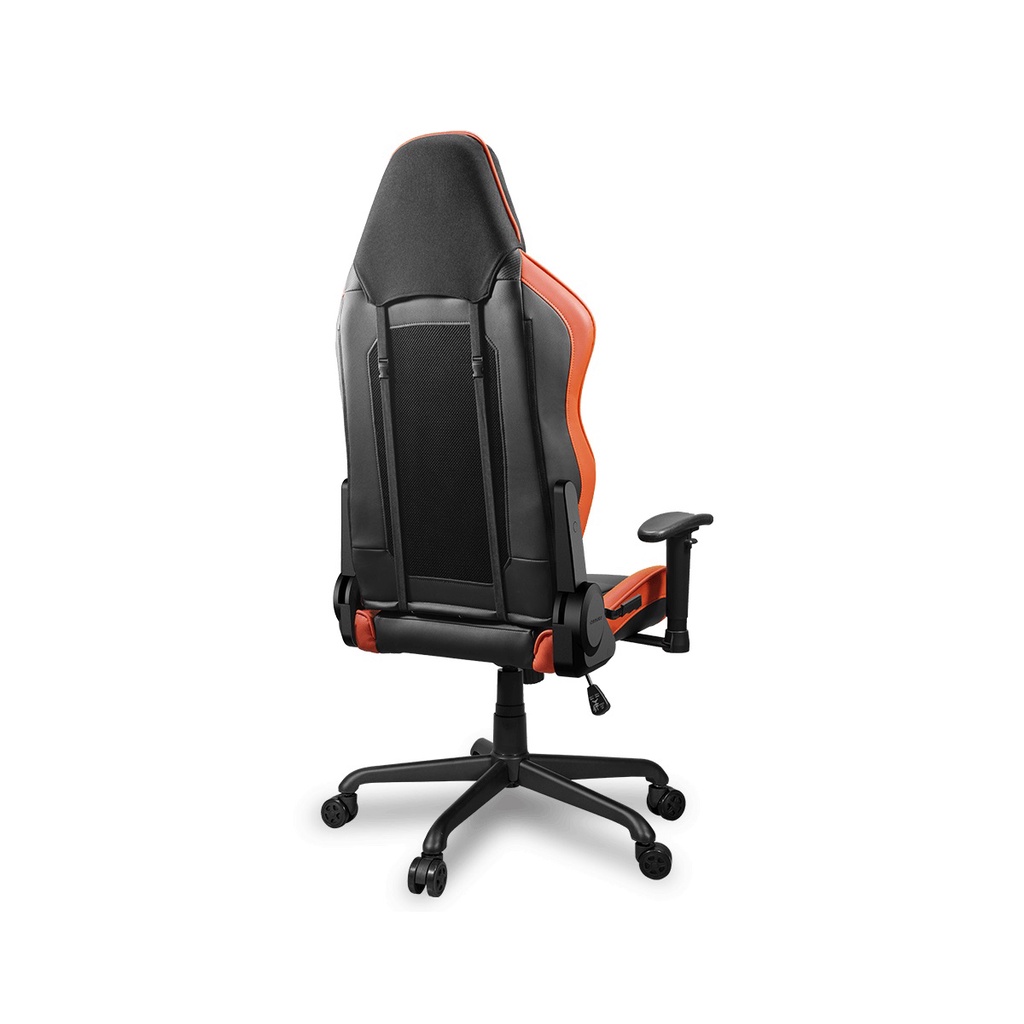 Cadeira de escritório Cougar Armor Titan Pro gamer ergonômica preto e  laranja com estofado de couro