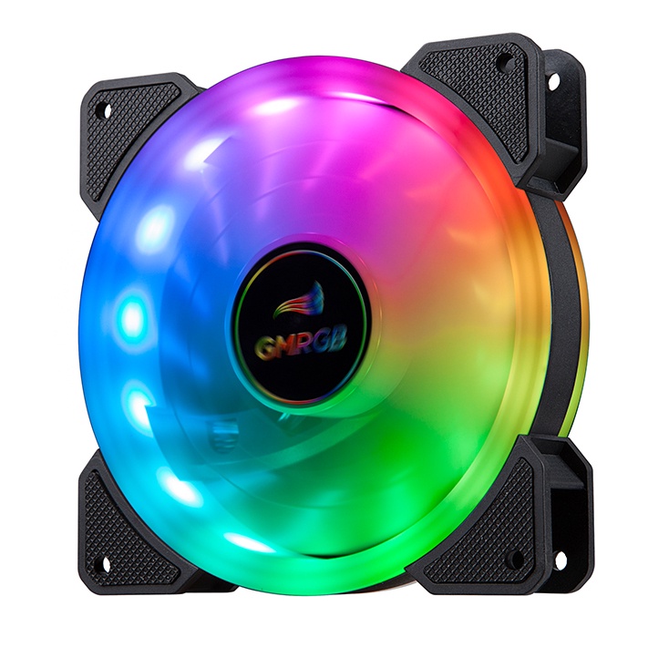 1Pcs Cooler fan Caso Pc Ventilador ARGB fan 120mm Com Controle Remoto ...