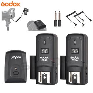 Godox CT-16 16 Canais Transmissor Flash De Disparo De Rádio Sem Fio + Conjunto Receptor Para Canon Nikon Pentax Studio Speedlite