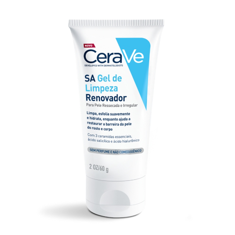 Gel de Limpeza SA Renovador Cerave Pele Seca 60g | Shopee Brasil