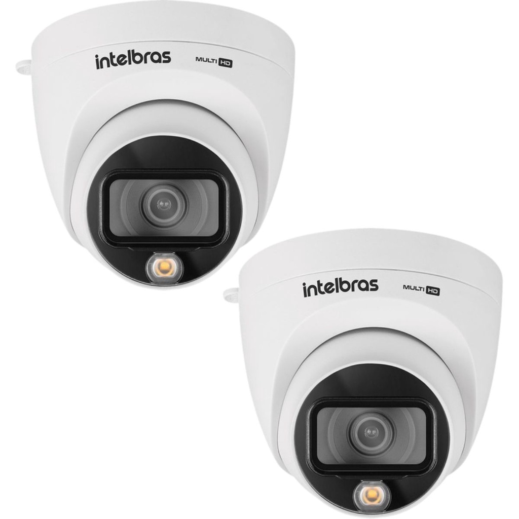 Kit 2unid Camera de seg VHD 1220 D full color - Intelbras | Shopee Brasil