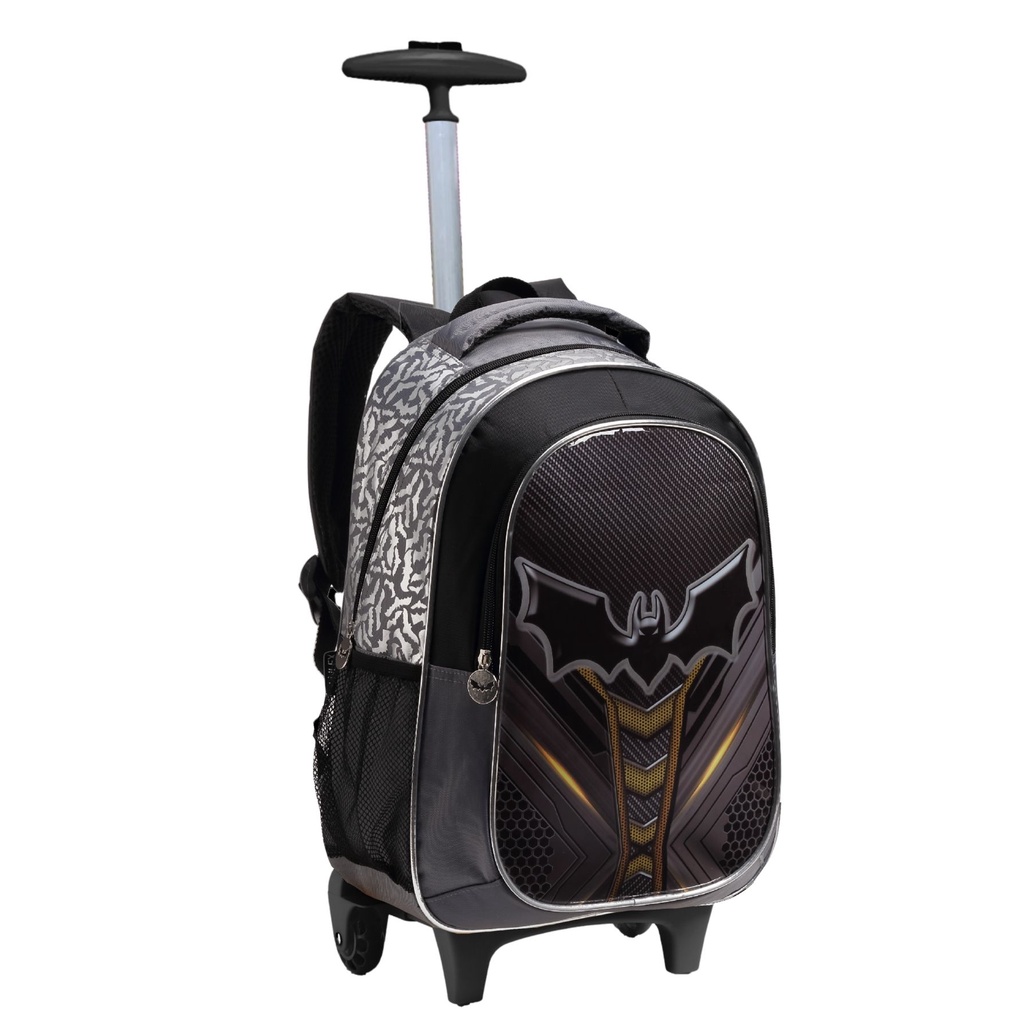 Mochila Infantil Masculina De Rodinhas Escolar Menino Grande Batman ...