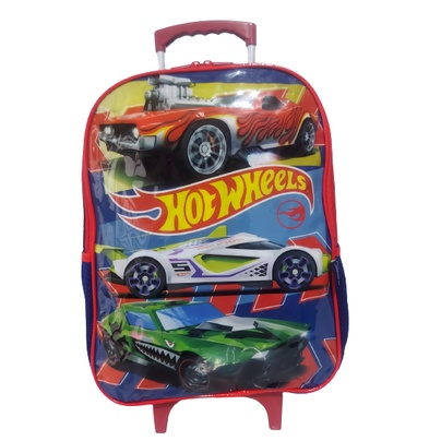 Mochila de Carrinho Escolar Infantil G Luxcel Hot Wheels | Shopee Brasil