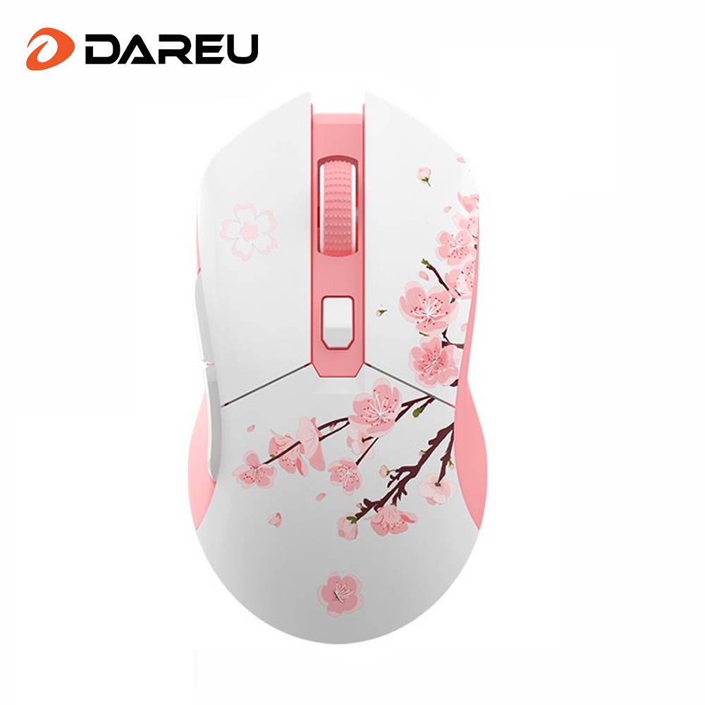 DAREU Dual Modes Gamer Mouse RGB 2.4G Ratos De Jogos Sem Fio Com Bateria De Recarga De 930mAh Embutida Conjunto De Macro Para PC Laptop