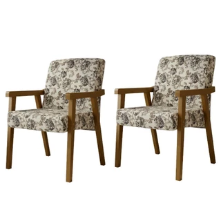 Conjunto Duas Poltronas Floral 558 Delazari