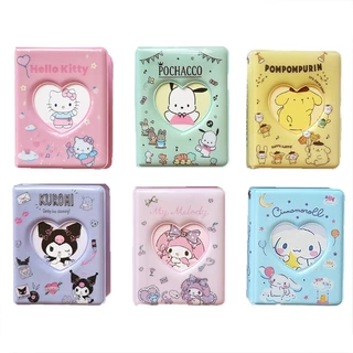 Kawaii Sanrios Binder Photocards Álbum Kuromi Melody Pachacco Cartoon Colecionador De Cartões De Ídolos em Oferta na Shopee